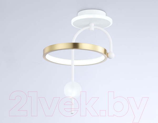 Изображение товара Люстра Ambrella Comfort FL66422 WH/GD (белый/золото)