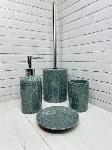 Изображение товара Ершик для унитаза Primanova Gray DR-81215