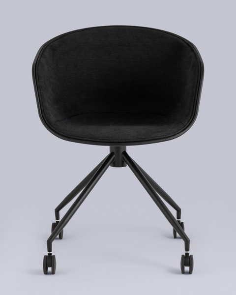 Изображение товара Кресло офисное Stool Group Libra / SL-7040ZB (рогожка черный/черный)