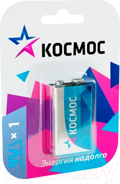 Изображение товара Батарейка Космос 6LR61 1B / KOC6LR61MAX1BL