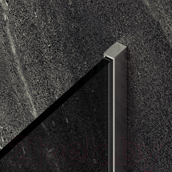 Изображение товара Стеклянная шторка для ванны MaybahGlass MGV-252-4у (графитовое стекло/хром глянцевый)