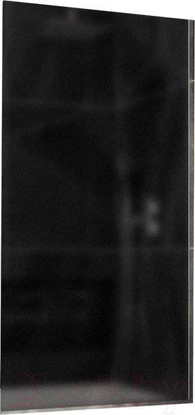 Изображение товара Стеклянная шторка для ванны MaybahGlass MGV-84-4у (графитовое матовое стекло/хром глянцевый)