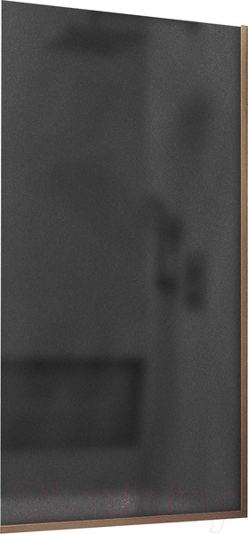 Изображение товара Стеклянная шторка для ванны MaybahGlass MGV-251-2у (графитовое матовое стекло/бронзовый)