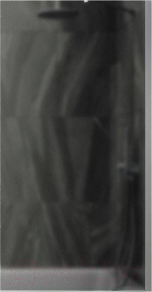 Изображение товара Стеклянная шторка для ванны MaybahGlass MGV-84-1ш (графитовое матовое стекло/белый матовый)