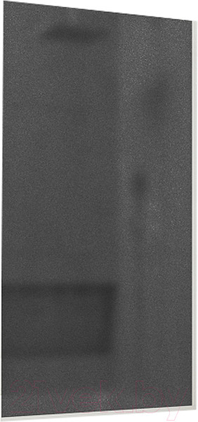 Изображение товара Стеклянная шторка для ванны MaybahGlass MGV-84-1у (графитовое матовое стекло/белый матовый)