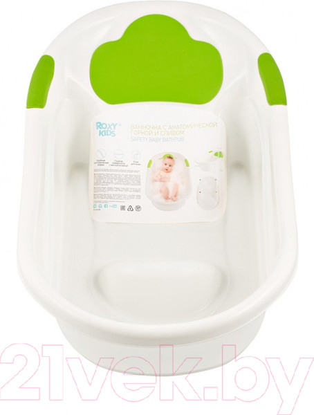 Изображение товара Ванночка детская Roxy-Kids RBT-W1035-G (зеленый)