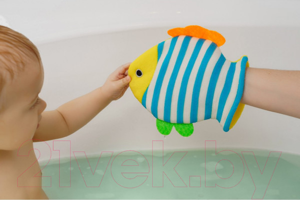 Изображение товара Мочалка для тела ROXY-KIDS Рыбка / RBS-006