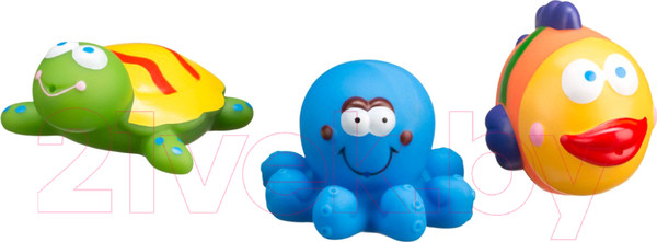 Изображение товара Набор игрушек для ванной Roxy-Kids Морские обитатели / RRT-811-2