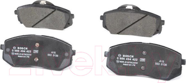 Изображение товара Тормозные колодки Bosch 0986494422