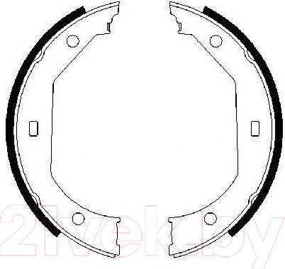 Изображение товара Тормозные колодки Bosch 0986487607