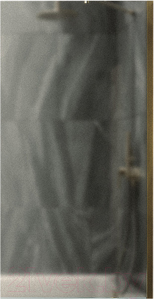 Изображение товара Стеклянная шторка для ванны MaybahGlass MGV-72-3ш (бронзовое матовое стекло/золотой)