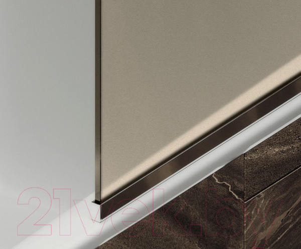 Изображение товара Стеклянная шторка для ванны MaybahGlass MGV-72-4у (бронзовое матовое стекло/хром глянцевый)