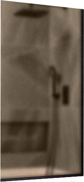 Изображение товара Стеклянная шторка для ванны MaybahGlass MGV-73-6у (бронзовое матовое стекло/черный)