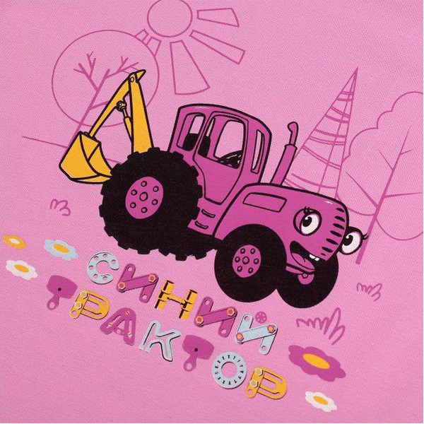 Изображение товара Футболка детская Riki Kids Синий Трактор TS-C03-BT-104 (р.104)