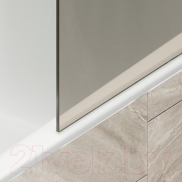 Изображение товара Стеклянная шторка для ванны MaybahGlass MGV-67-2ш (бронзовое стекло/бронзовый)