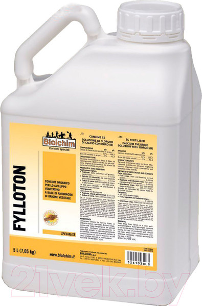 Изображение товара Удобрение Biolchim Биостимулятор Филлотон (5л)