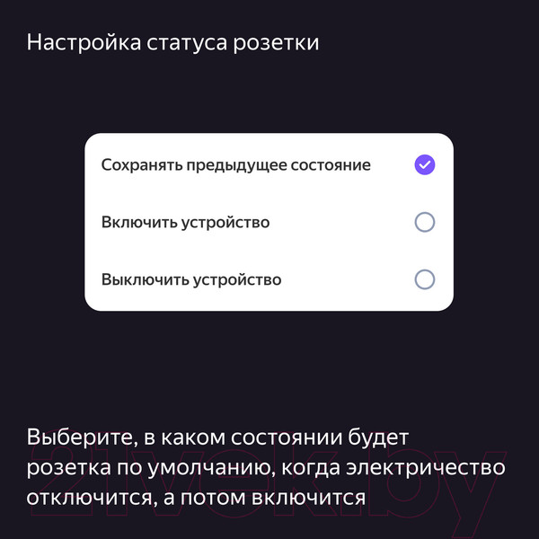 Изображение товара Умная розетка Яндекс YNDX-00540 (черный)