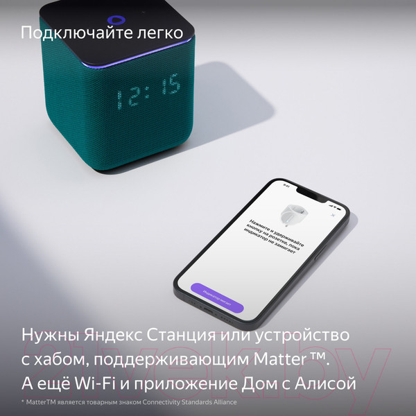 Изображение товара Умная розетка Яндекс YNDX-00540 (черный)
