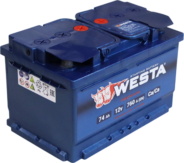Изображение товара Автомобильный аккумулятор Westa 6СТ-74 VLR Euro низкий Пн00013 (74 А/ч)