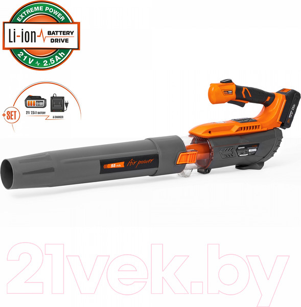 Изображение товара Воздуходувка аккумуляторная Daewoo Power DABL 5521Li SET 