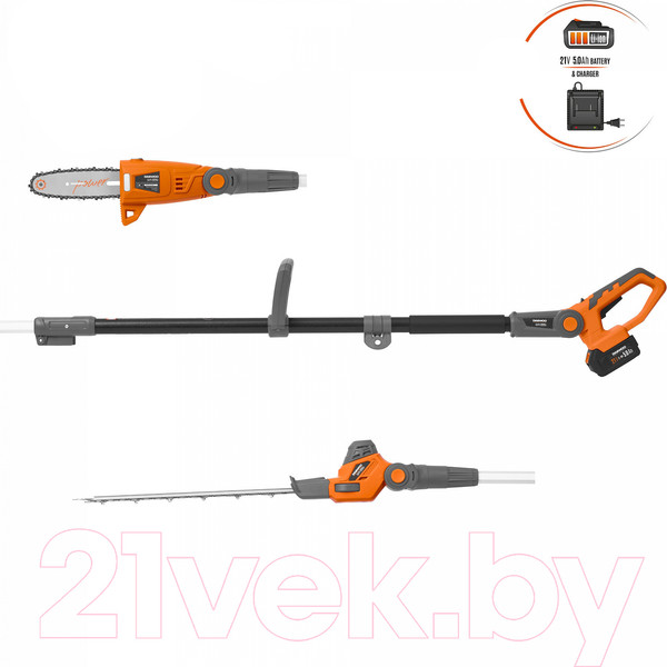 Изображение товара Кусторез аккумуляторный Daewoo Power DAPH 2221Li SET