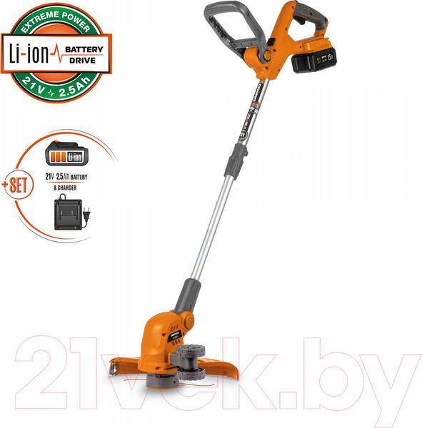 Изображение товара Триммер аккумуляторный Daewoo Power DATR 3021Li SET 