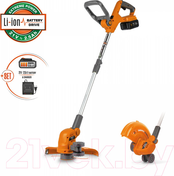 Изображение товара Триммер аккумуляторный Daewoo Power DATR 3021Li SET 
