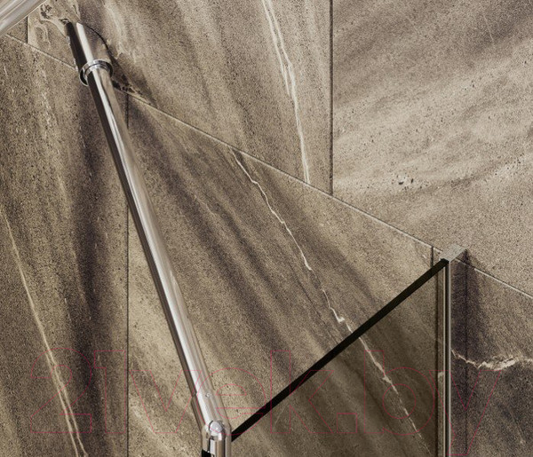 Изображение товара Стеклянная шторка для ванны MaybahGlass MGV-66-4у (бронзовое стекло/хром глянцевый)