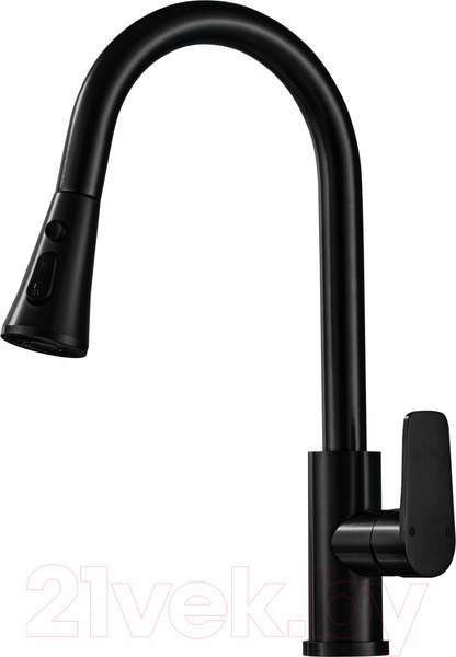 Изображение товара Смеситель Ekko E6001-7 (черный матовый)