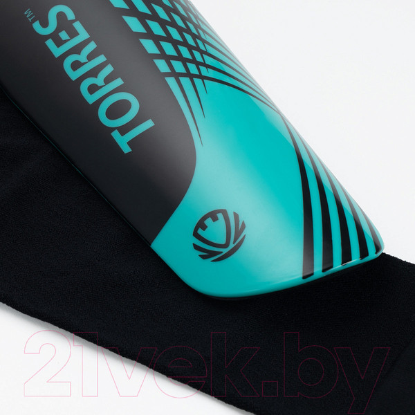 Изображение товара Щитки футбольные Torres Pro FS2308 (M, черный/бирюзовый)
