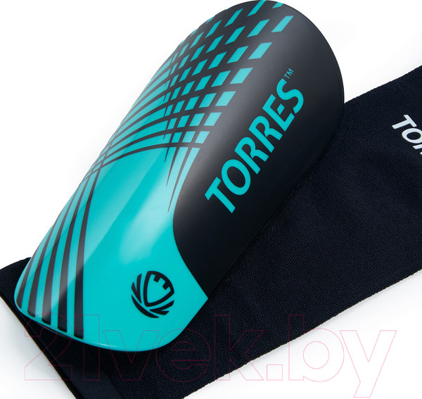 Изображение товара Щитки футбольные Torres Pro FS2308 (M, черный/бирюзовый)