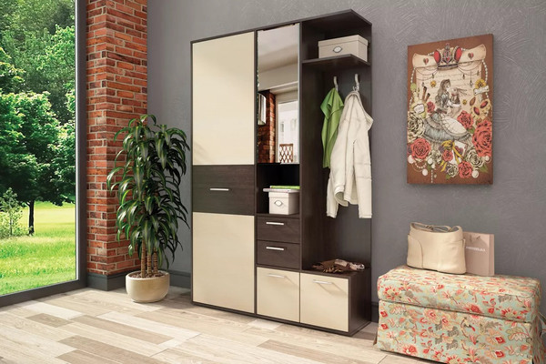 Изображение товара Секция в прихожую Stolline Диана / СТЛ.279.11 (дуб феррара/дуб кремона)