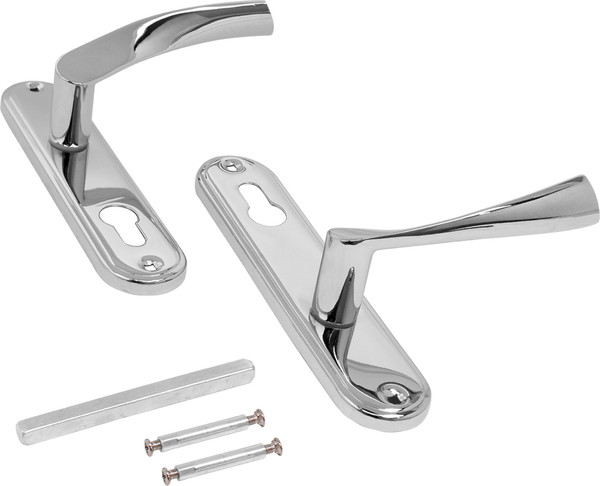 Изображение товара Ручка дверная Аллюр 103-1 70мм CP (хром)