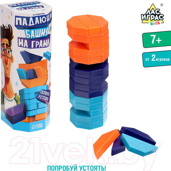 Изображение товара Настольная игра Лас Играс Kids. Падающая башня. На грани 0149E-8 / 9934471