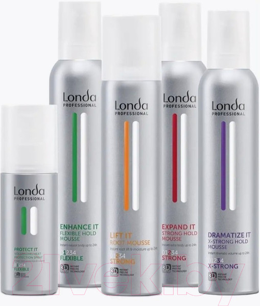 Изображение товара Пенка для укладки волос Londa Professional Expand It Сильной фиксации (200мл)