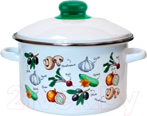 Изображение товара Кастрюля Эмаль Овощи-грибы 01-Б1614/4