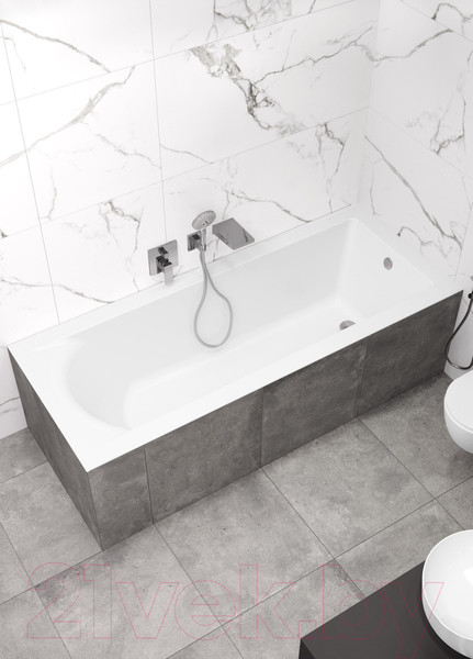 Изображение товара Ванна акриловая Bonito Home Aventura 180x80 / BH-AV-901-180-80 Slim/St (с ножками)