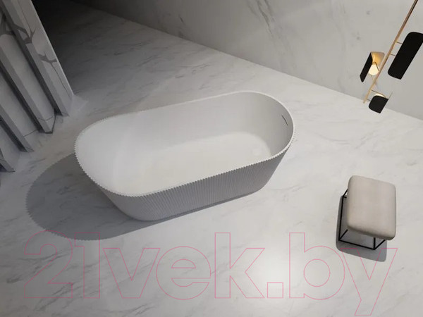 Изображение товара Ванна акриловая Abber AB9445MW (белый матовый)