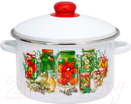 Изображение товара Кастрюля Эмаль Зимние запасы 01-Б1617/4