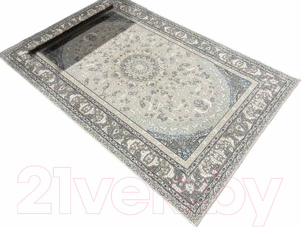 Изображение товара Ковер Radjab Carpet Панама Прямоугольник 8904D / 11460RK (0.8x1.5, Grey/White)