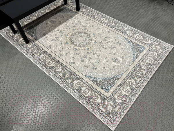 Изображение товара Ковер Radjab Carpet Панама Прямоугольник 8904D / 11460RK (0.8x1.5, Grey/White)