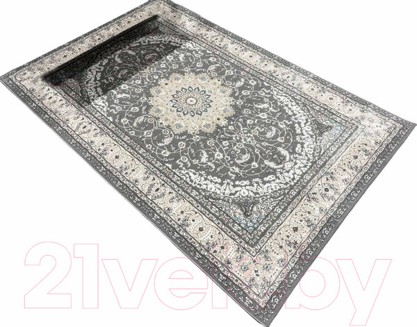 Изображение товара Коврик Radjab Carpet Панама Прямоугольник 8904D / 11461RK (1.2x1.8, White/Grey)