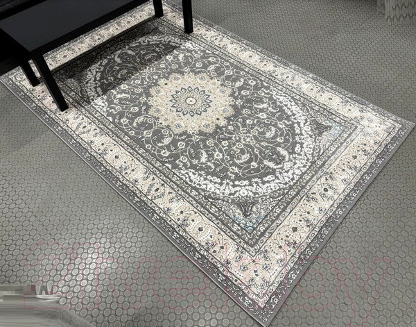 Изображение товара Ковер Radjab Carpet Панама Прямоугольник 8904D / 11464RK (1.6x3, White/Grey)