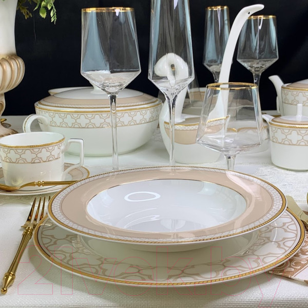 Изображение товара Набор тарелок Lenardi Жозефина 145-340 (6шт)