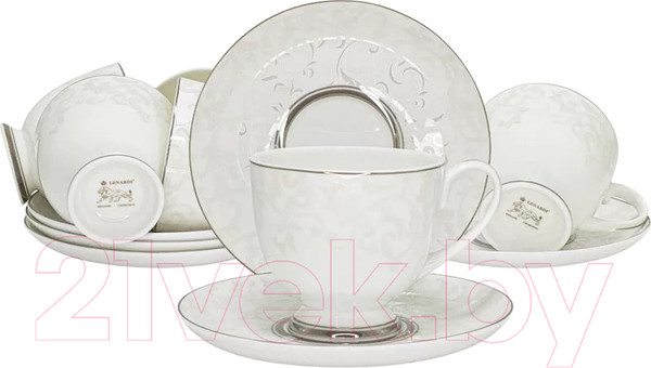 Изображение товара Набор для чая/кофе Lenardi Серый шелк 145-139