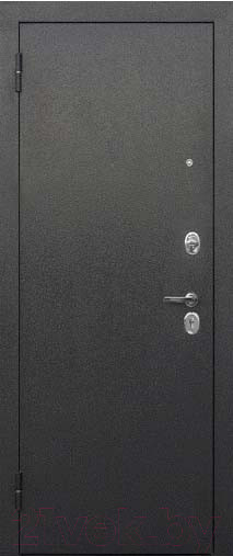 Изображение товара Входная дверь ТайгА Зеркало Серебро 7см (86x205, левая)