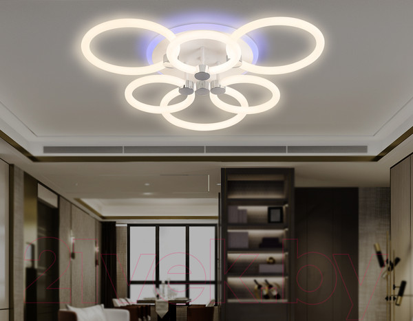 Изображение товара Люстра Ambrella Acrylica FA3844/3+3 WH (белый)
