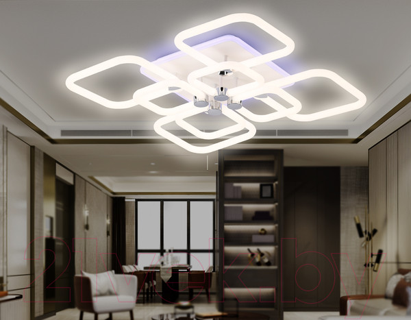 Изображение товара Люстра Ambrella Acrylica FA3866/4+4 WH (белый)