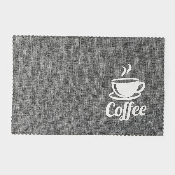 Изображение товара Набор сервировочных салфеток Доляна Coffee / 9730772 (4шт, серый)