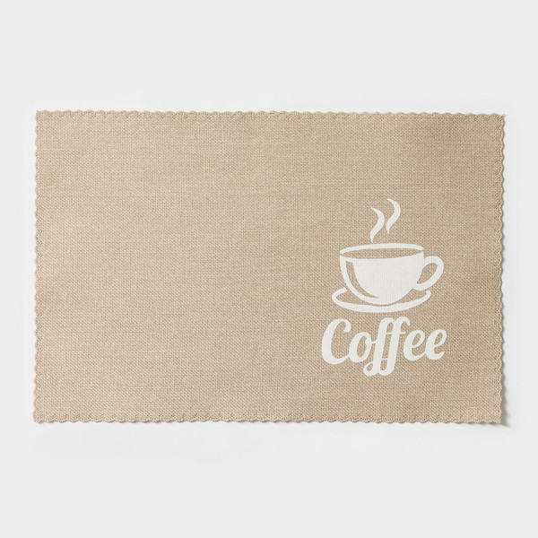 Изображение товара Набор сервировочных салфеток Доляна Coffee / 9730770 (4шт, бежевый)